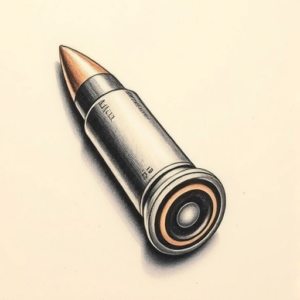 Micro-Realism Bullet Tattoo