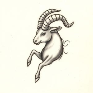 Micro-Realism Capricorn Tattoo