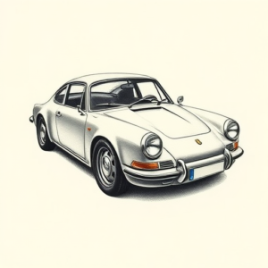 Micro-Realism Car Tattoo