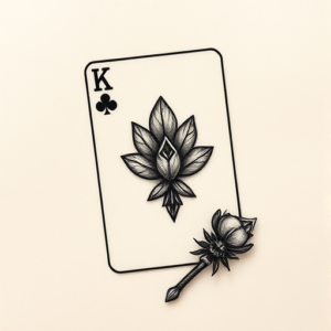 Micro Realism Card Tattoo