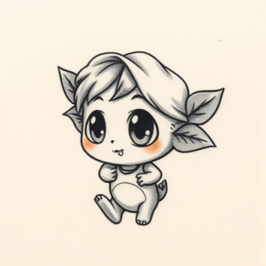 Micro Realism Cartoon Tattoo