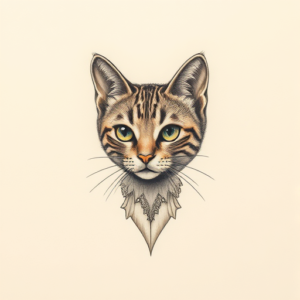 Micro Realism Cat Tattoo