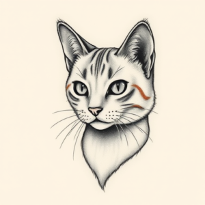 Micro-Realism Cat Tattoo