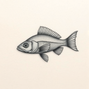 Micro Realism Catfish Tattoo