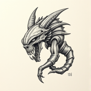 Micro Realism Cerberus Tattoo