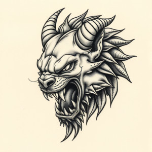 Micro-Realism Cerberus Tattoo