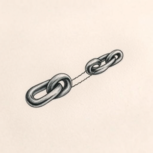 Micro Realism Chain Tattoo