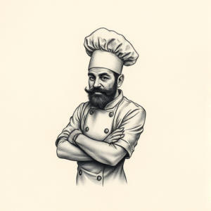 Micro Realism Chef Tattoo