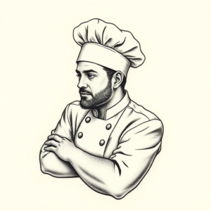 Micro-Realism Chef Tattoo