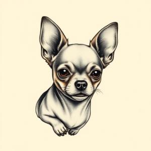 Micro-Realism Chihuahua Tattoo
