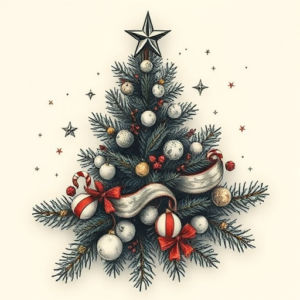 Micro-Realism Christmas Tattoo