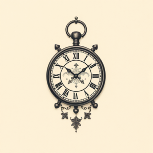 Micro Realism Clock Tattoo