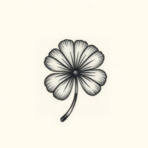 Micro Realism Clover Tattoo