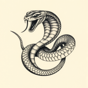 Micro-Realism Cobra Tattoo