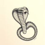 Micro Realism Cobra Tattoo