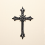 Micro-Realism Cross Tattoo