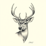 Micro-Realism Deer Tattoo