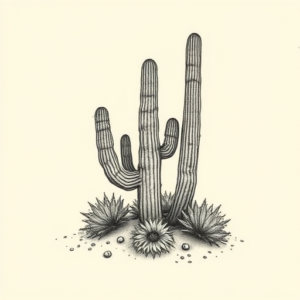 Micro-Realism Desert Tattoo