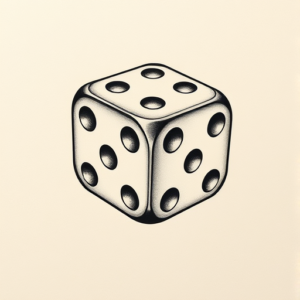Micro-Realism Dice Tattoo