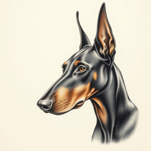 Micro-Realism Doberman Tattoo