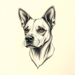 Micro-Realism Dog Tattoo