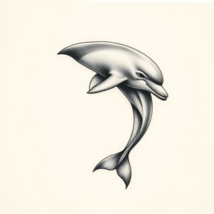 Micro-Realism Dolphin Tattoo