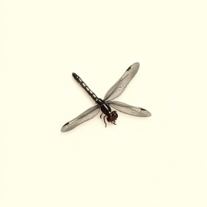 Micro Realism Dragonfly Tattoo