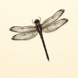 Micro-Realism Dragonfly Tattoo