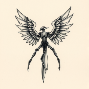 Micro Realism Evangelion Tattoo