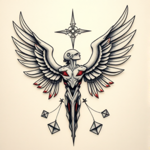 Micro-Realism Evangelion Tattoo