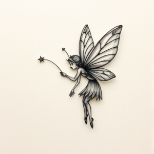 Micro Realism Fairy Tattoo