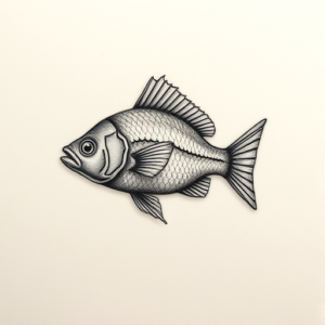 Micro Realism Fish Tattoo