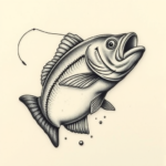 Micro-Realism Fishing Tattoo