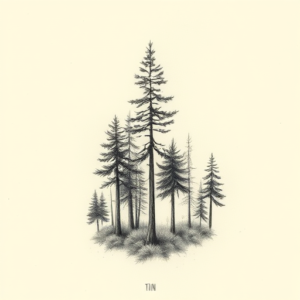 Micro-Realism Forest Tattoo
