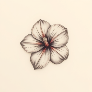 Micro Realism Gardenia Tattoo