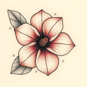 Micro-Realism Gardenia Tattoo