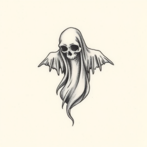 Micro-Realism Ghost Tattoo