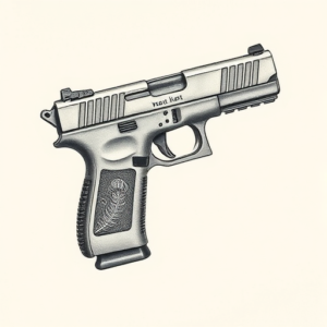 Micro-Realism Glock Tattoo