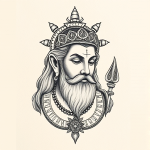 Micro Realism God Tattoo