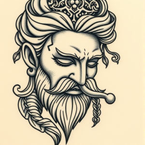 Micro-Realism God Tattoo