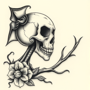 Micro-Realism Halloween Tattoo