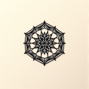 Micro Realism Hexagon Tattoo