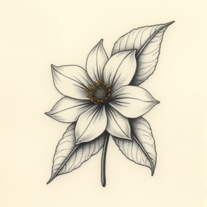 Micro Realism Honeysuckle Tattoo