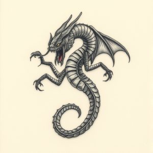 Micro Realism Hydra Tattoo