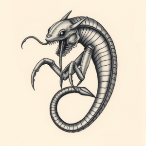 Micro-Realism Hydra Tattoo