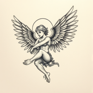 Micro-Realism Icarus Tattoo