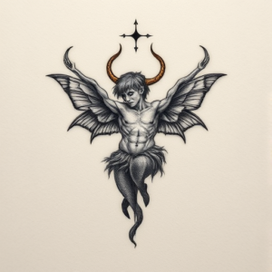 Micro Realism Incubus Tattoo