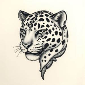 Micro Realism Jaguar Tattoo