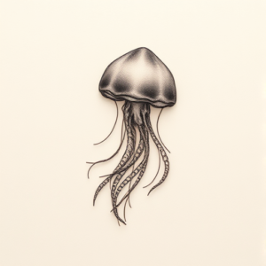 Micro Realism Jellyfish Tattoo