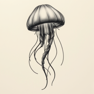 Micro-Realism Jellyfish Tattoo